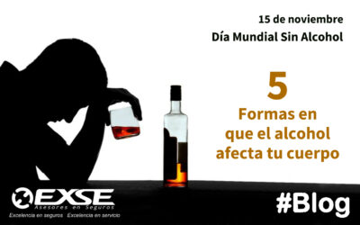 5 Formas en que el alcohol afecta tu cuerpo